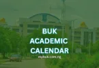 BUK Academic Calendar